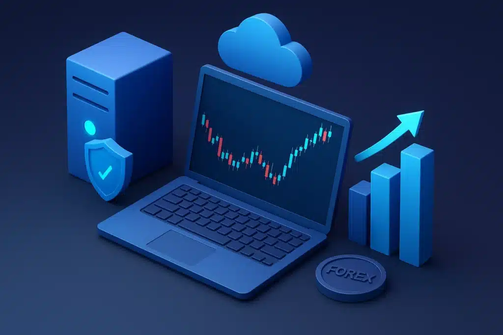 Run AI forex bot Safely VPS latency and broker risk dashboard